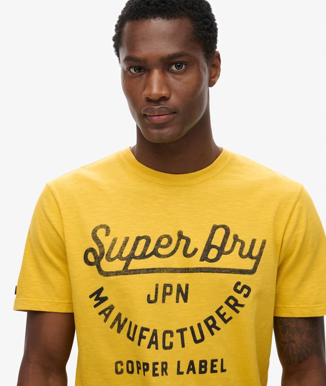 Copper Label Script T-Shirt