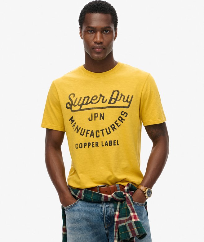 Copper Label Script T-Shirt