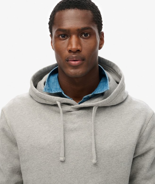 Contrast Stitch Relaxed Hoodie