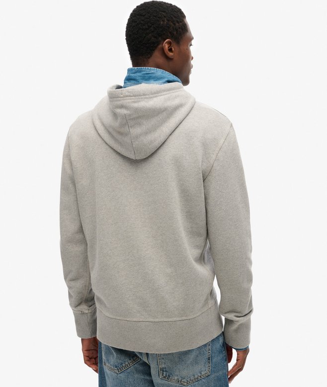 Contrast Stitch Relaxed Hoodie