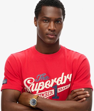 Vintage Scripted College T-Shirt Image 3