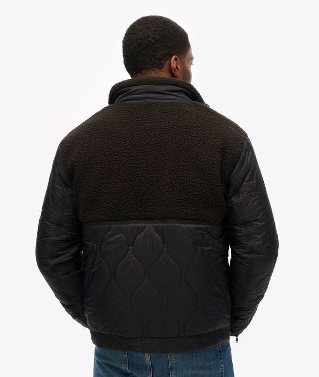 Sherpa Quilted Hybrid Jacket