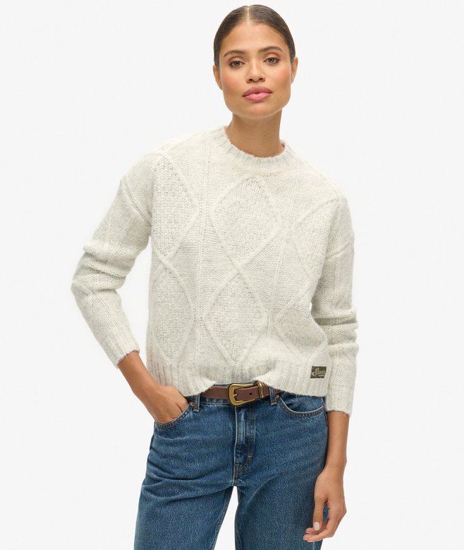 Chunky Cable Knit Jumper (5) 4.4 out of 5 stars, 5 reviews More Colours Available Price £32.49 Price reduced from £64.99 to You Save 50%