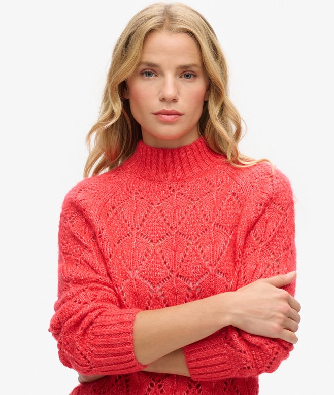 Pointelle Knit Jumper