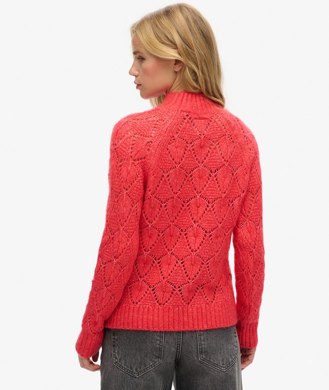 Pointelle Knit Jumper