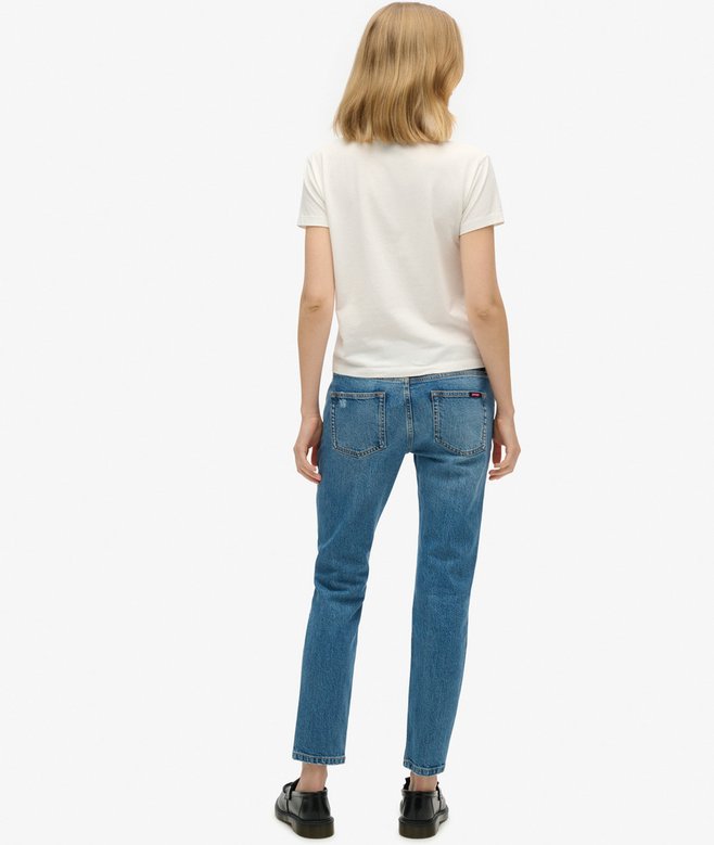 Organic Cotton Mid Rise Slim Jeans More Colours Available Price £45.49 Price reduced from £64.99 to You Save 30%