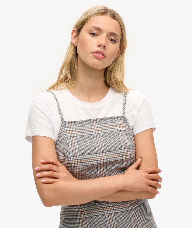 Vintage Check Cami Mini Dress