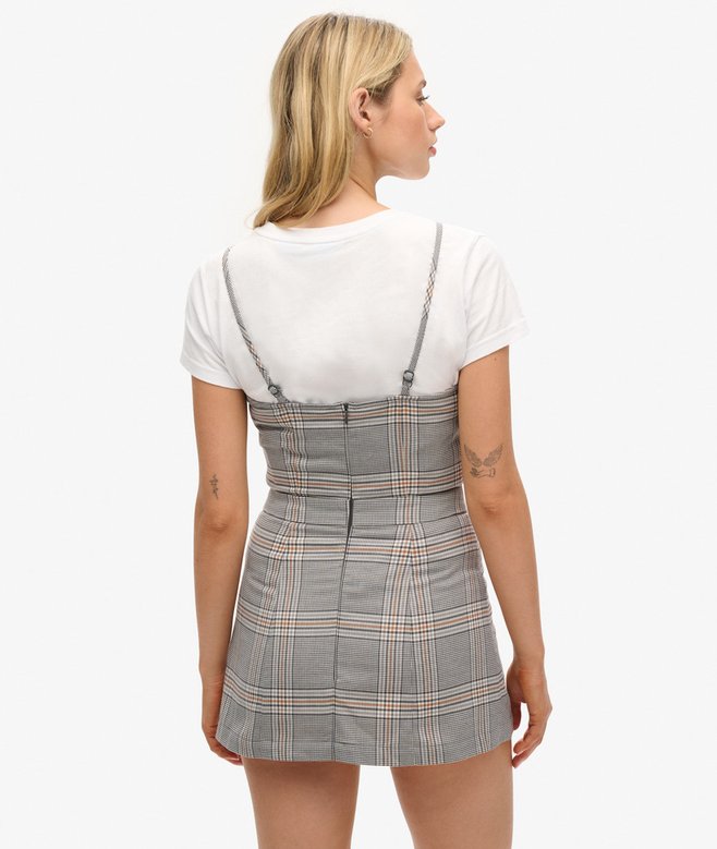 Vintage Check Cami Mini Dress