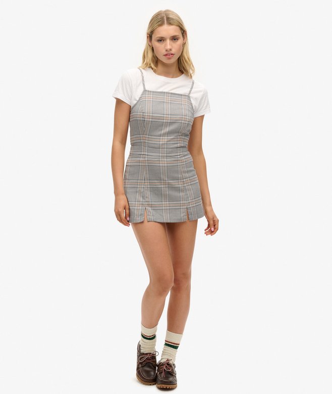 Vintage Check Cami Mini Dress