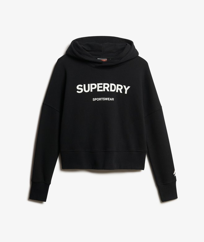 Core Sport Crop Box Hoodie