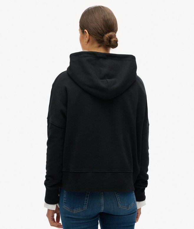 Core Sport Crop Box Hoodie