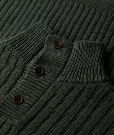 Pull côtelé à col tunisien Image 5