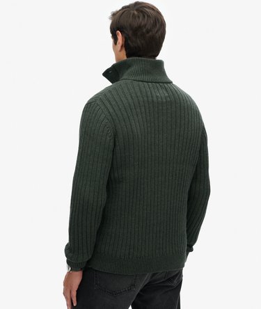 Pull côtelé à col tunisien Image 4