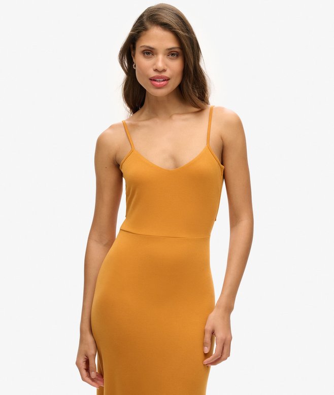 Jersey Open Back Dress