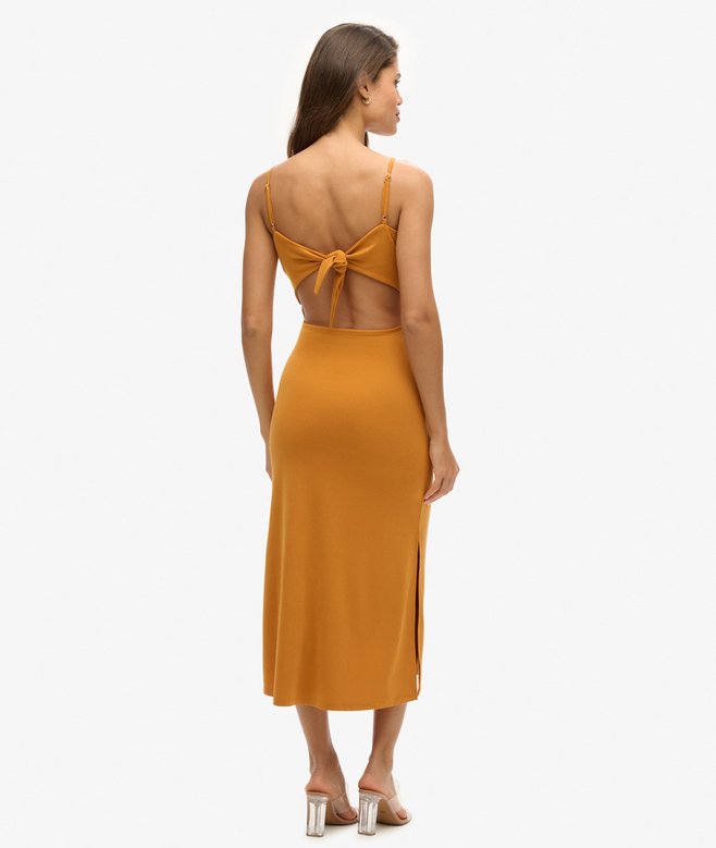 Jersey Open Back Dress