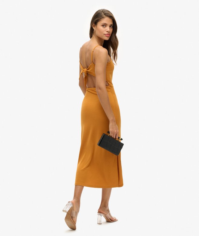 Jersey Open Back Dress