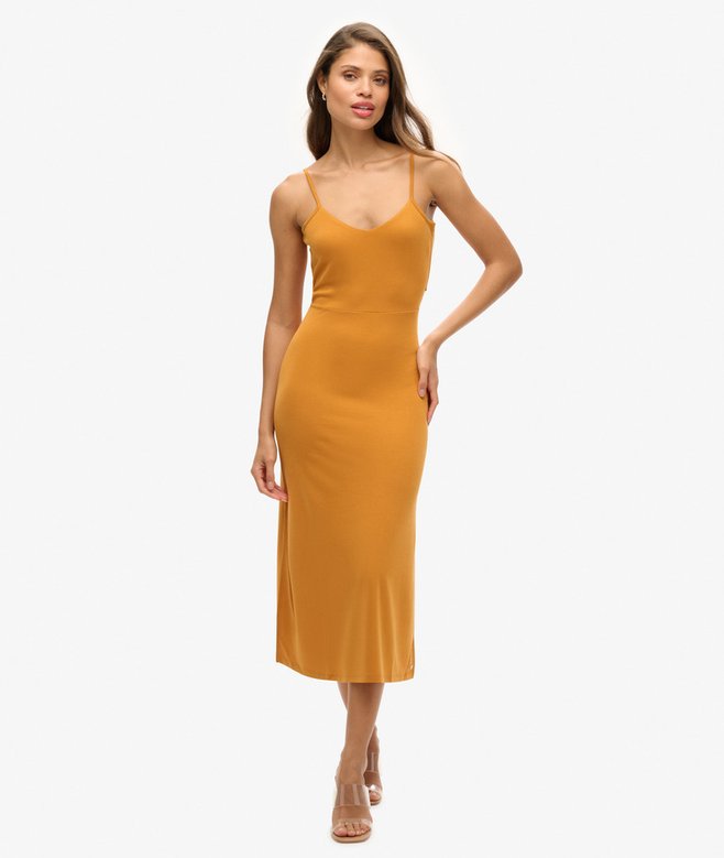 Jersey Open Back Dress