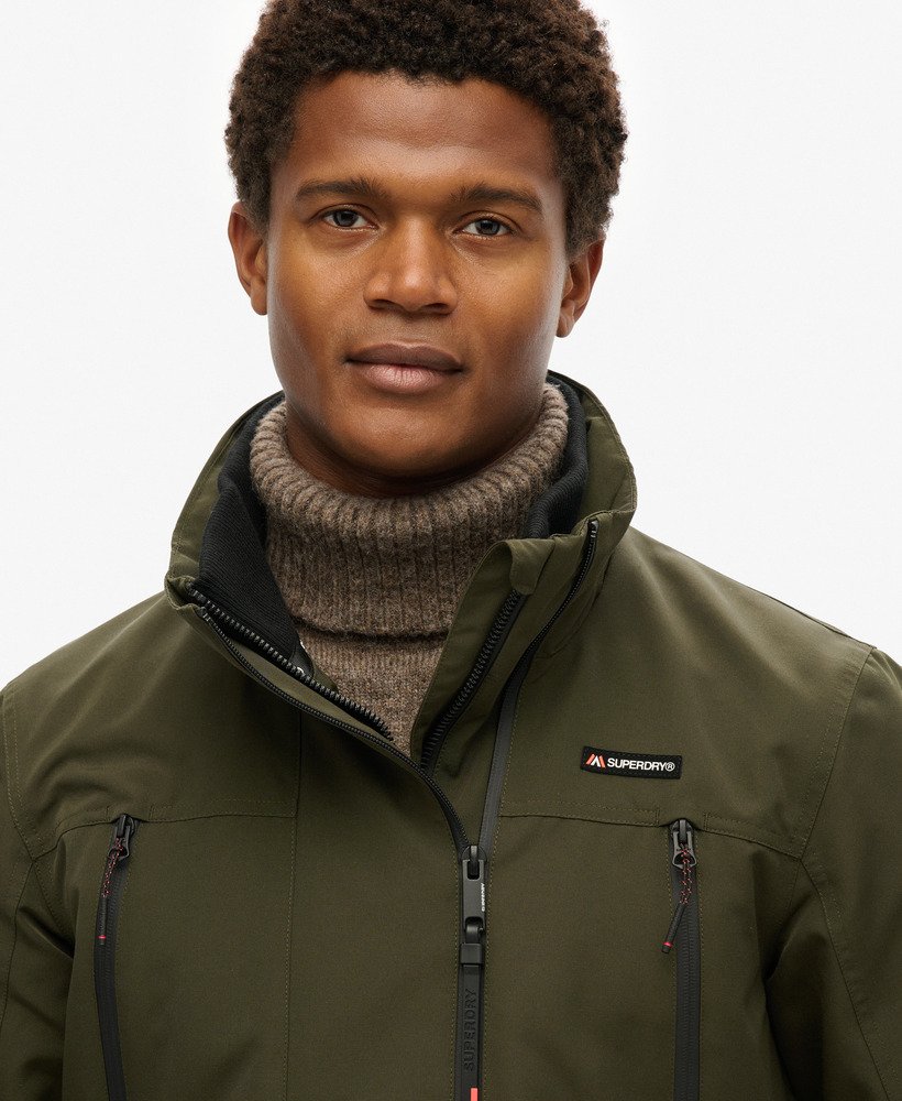 mens Non-Hooded Ultimate Windbreaker Jacket in Surplus Goods Olive