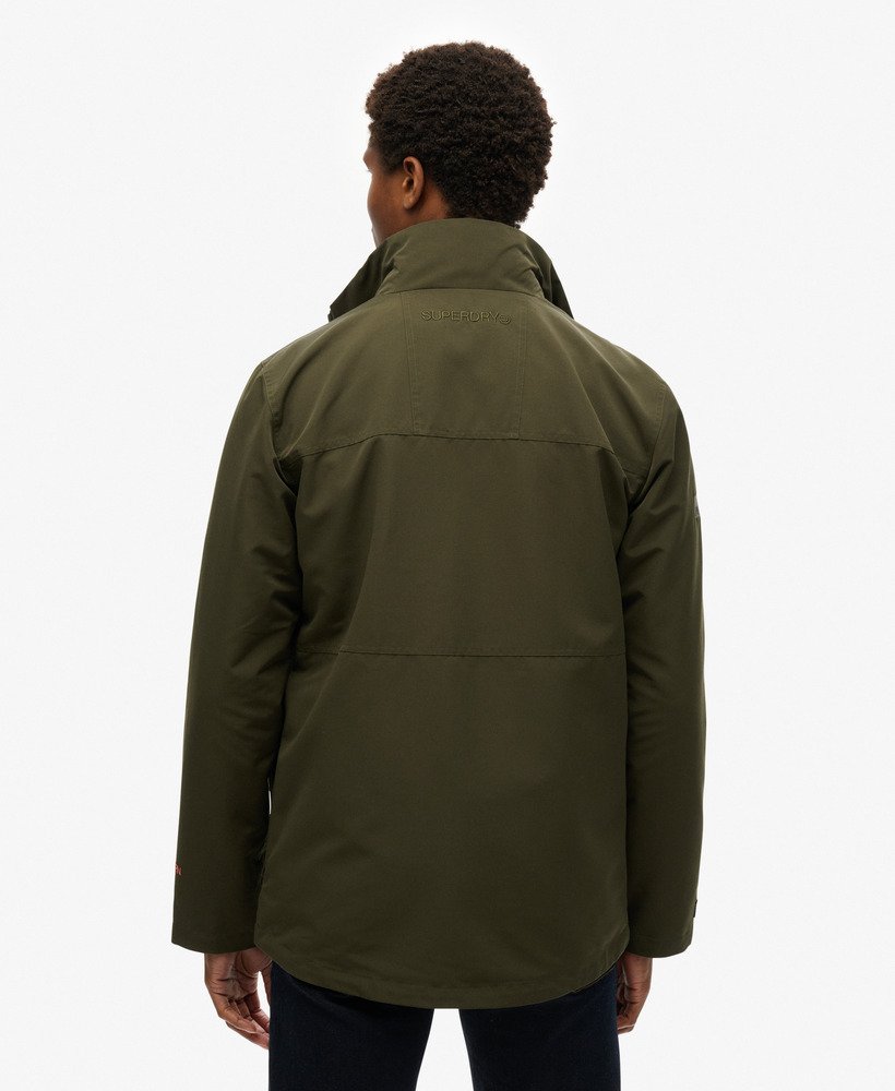 mens Non-Hooded Ultimate Windbreaker Jacket in Surplus Goods Olive