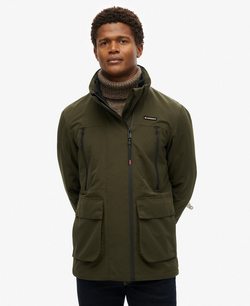mens Non-Hooded Ultimate Windbreaker Jacket in Surplus Goods Olive