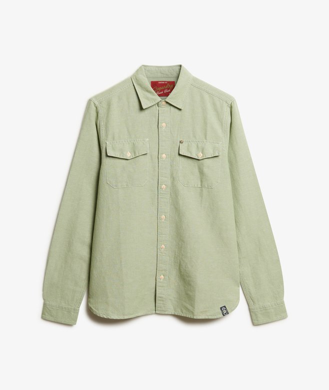 The Merchant Store- Linen Blend Work Shirt