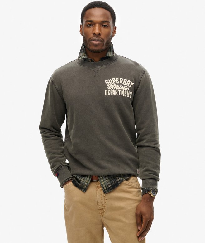 Vintage Athletic Crew Neck Sweatshirt More Colours Available Price £29.99 Price reduced from £59.99 to You Save 50%