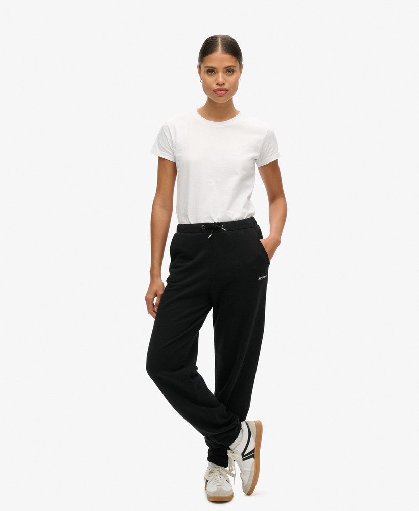 womens Plain Joggers in Black | Superdry US