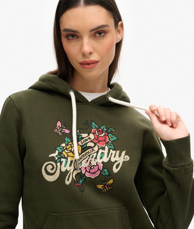 Tattoo Script Graphic Hoodie (4) 4.8 out of 5 stars, 4 reviews More Colours Available Price £29.99 Price reduced from £59.99 to You Save 50%
