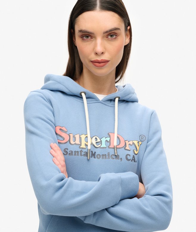 Rainbow Logo Graphic Hoodie