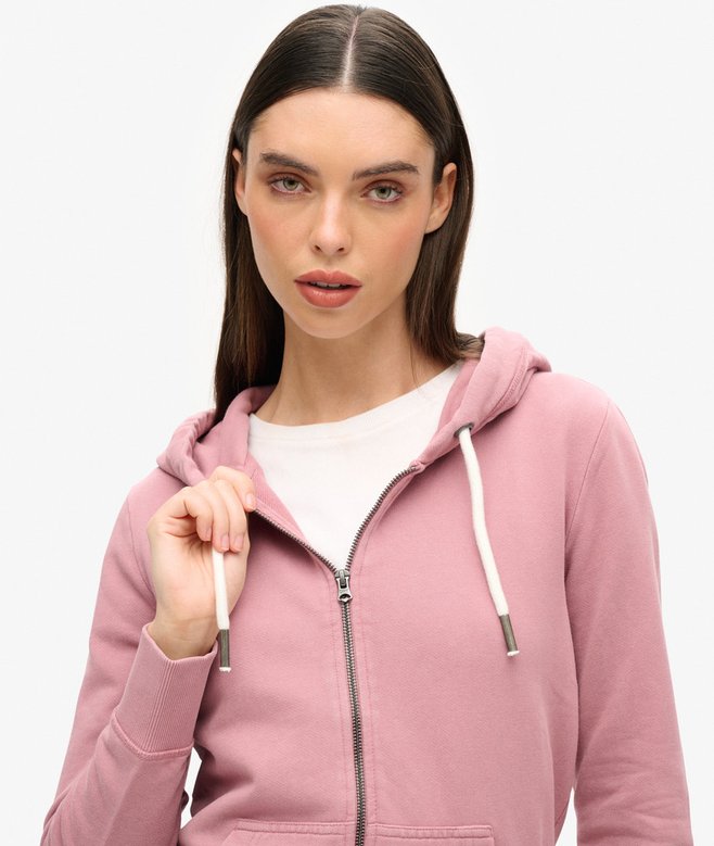Embellished Archived Zip Hoodie