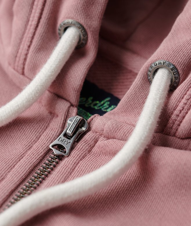 Embellished Archived Zip Hoodie