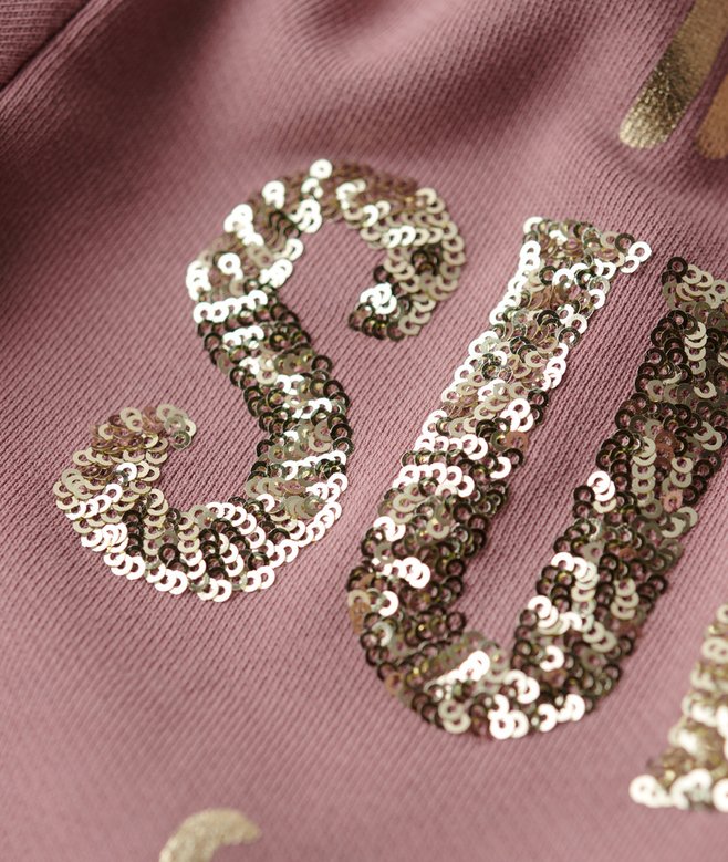 Embellished Archived Zip Hoodie