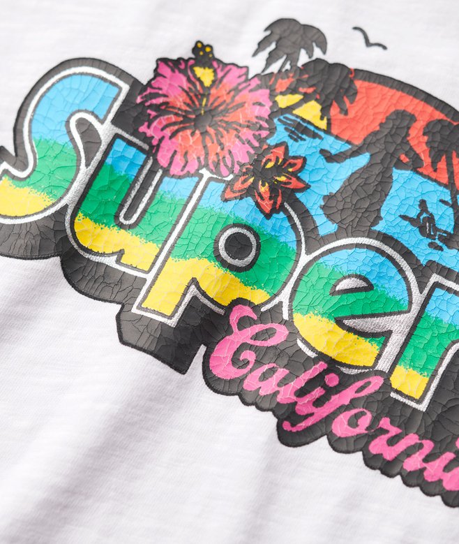 Cali Sticker Fitted T-Shirt