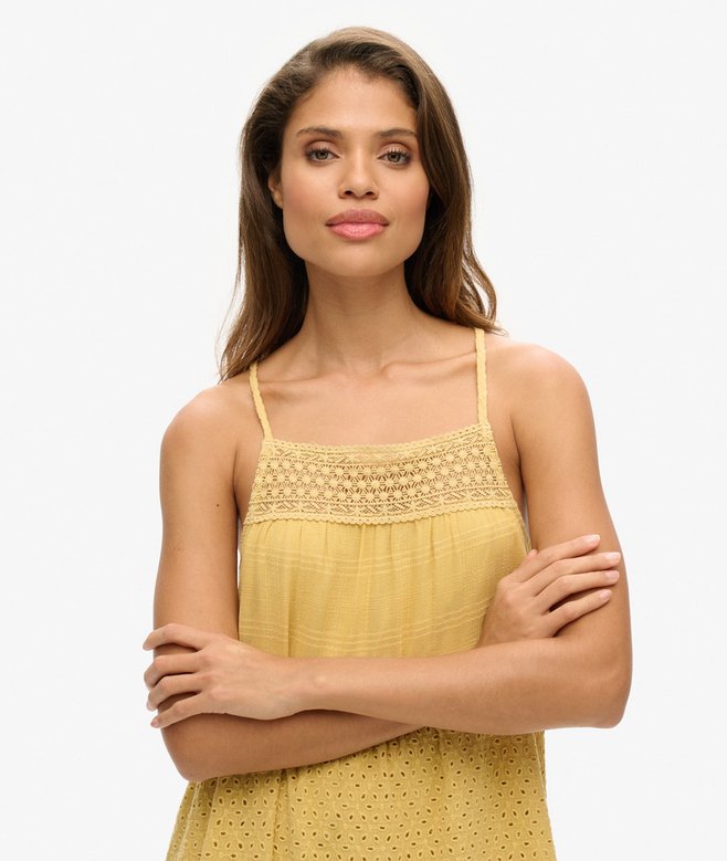 Vintage Lace Cami Maxi Dress