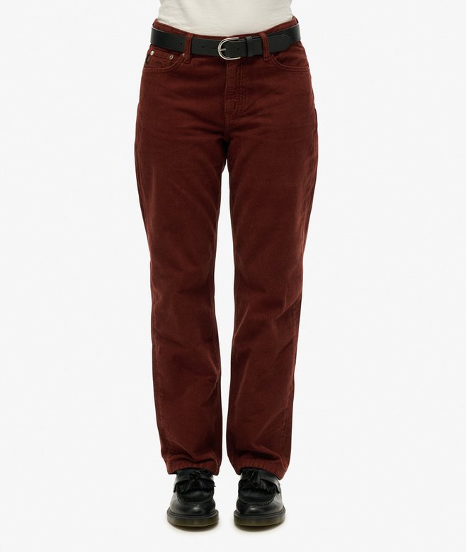 Straight Leg Cord Pants