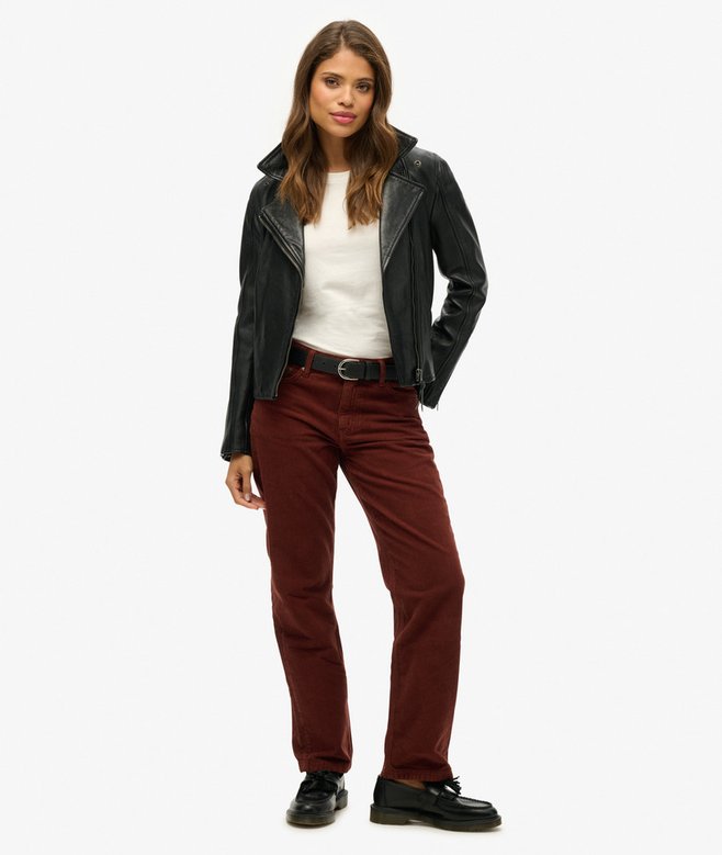 Straight Leg Cord Pants