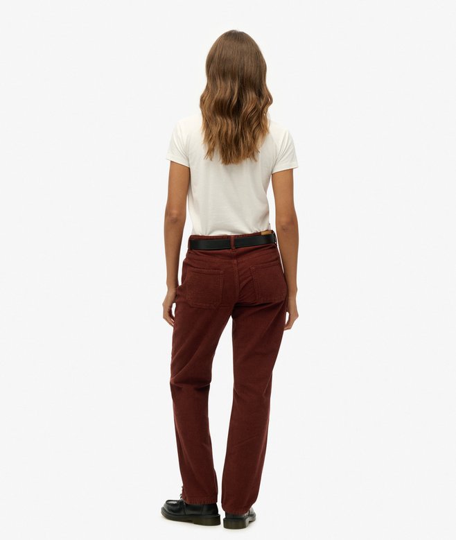 Straight Leg Cord Pants