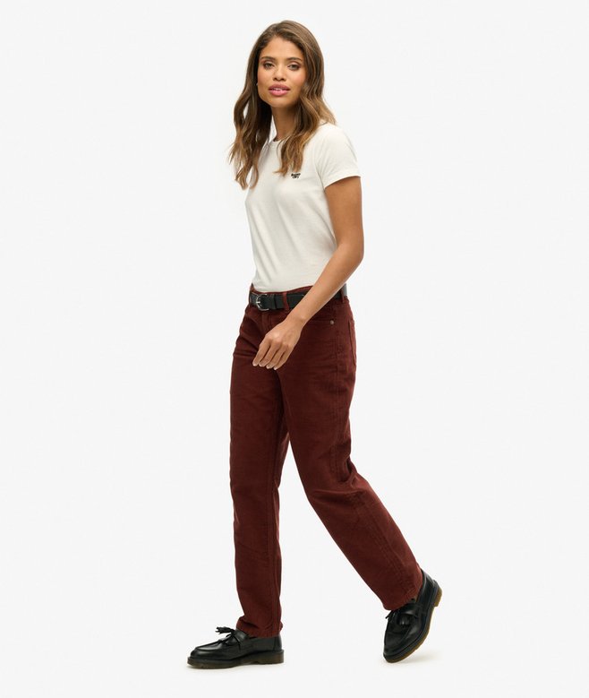 Straight Leg Cord Pants