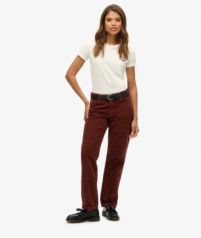 Straight Leg Cord Pants