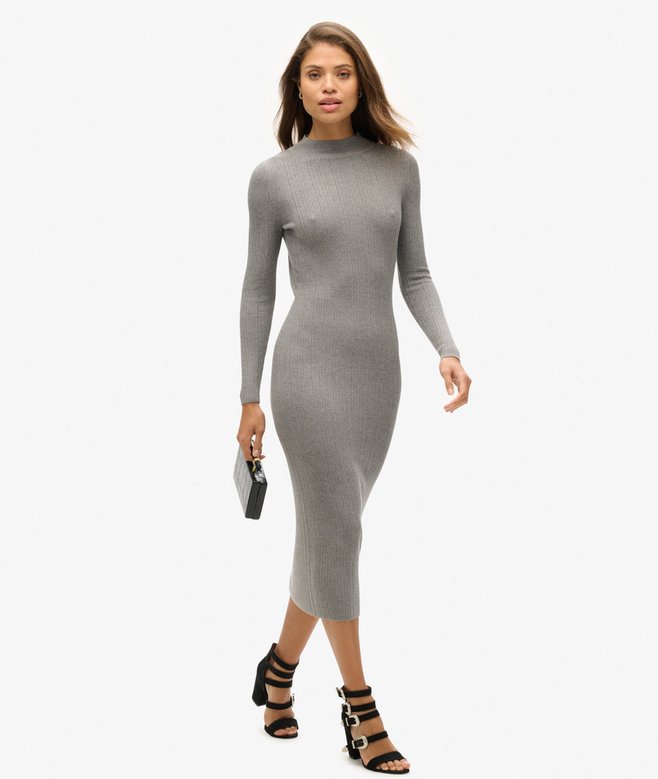 Backless Bodycon Midi Dress