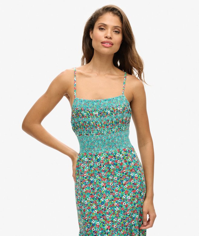Smocked Cami Maxi Dress