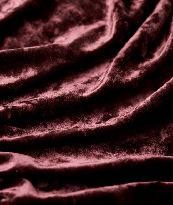 Velvet Bandeau Mini Dress