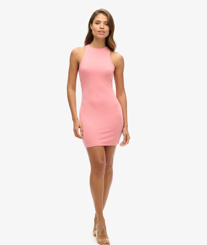 Cross Back Mini Bodycon Dress