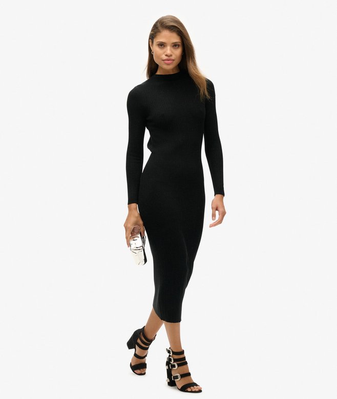 Backless Bodycon Midi Dress