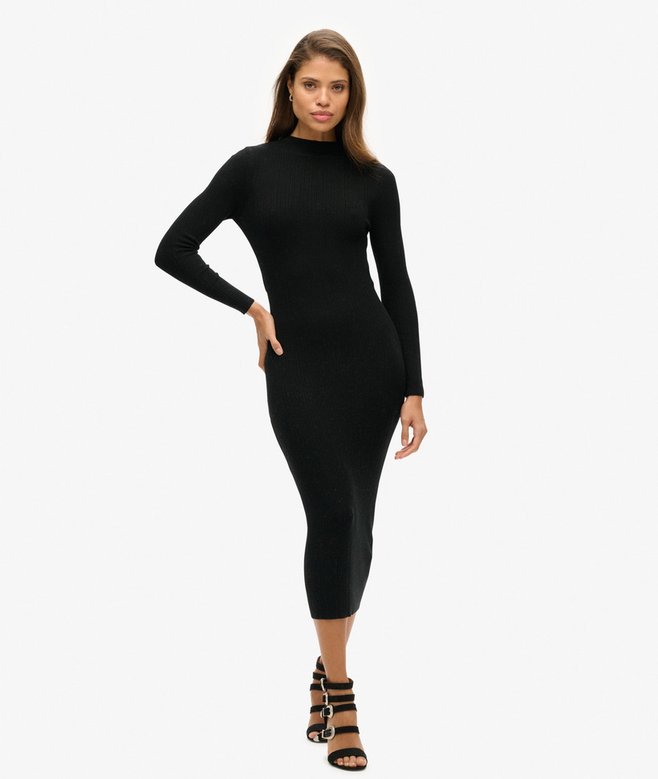 Backless Bodycon Midi Dress