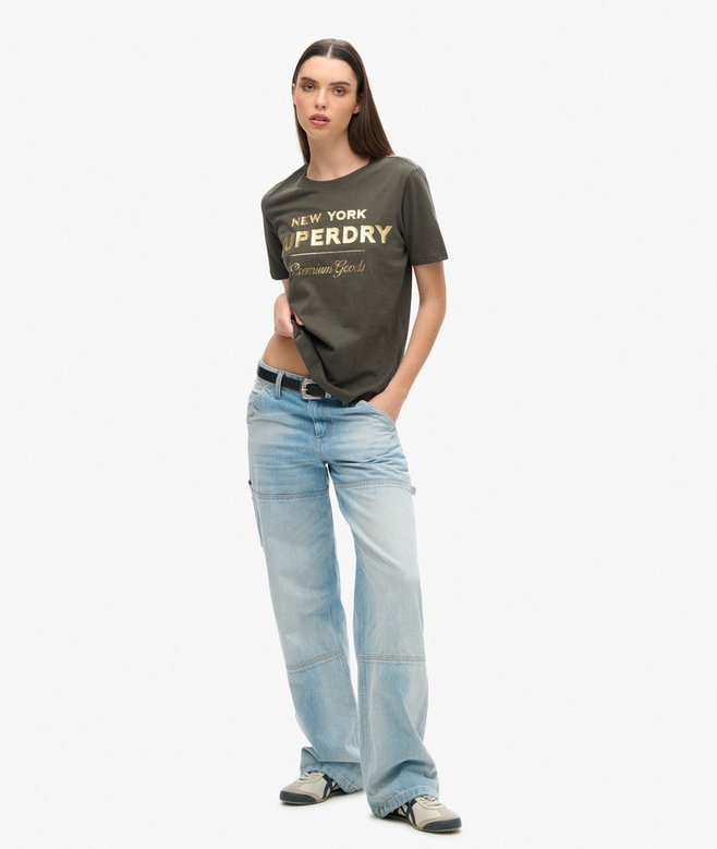 Luxe Metallic Logo T-Shirt (4) 5 out of 5 stars, 4 reviews More Colours Available Price £14.99 Price reduced from £29.99 to You Save 50%