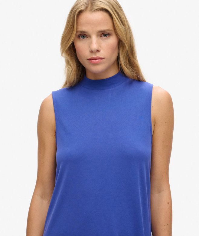 Sleeveless A-Line Mini Dress