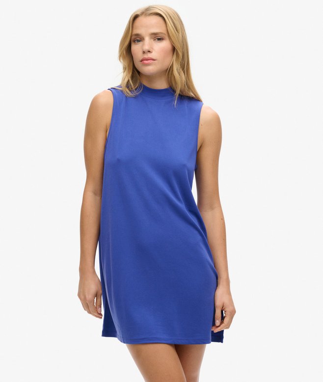 Sleeveless A-Line Mini Dress