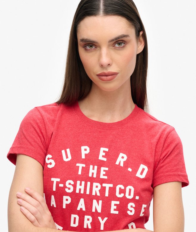 Puff Print Fitted T-Shirt