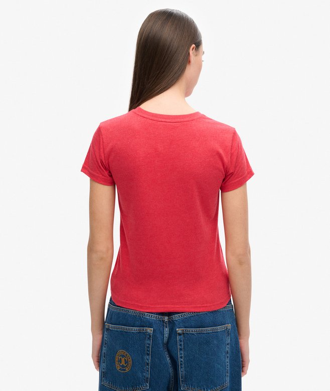 Puff Print Fitted T-Shirt